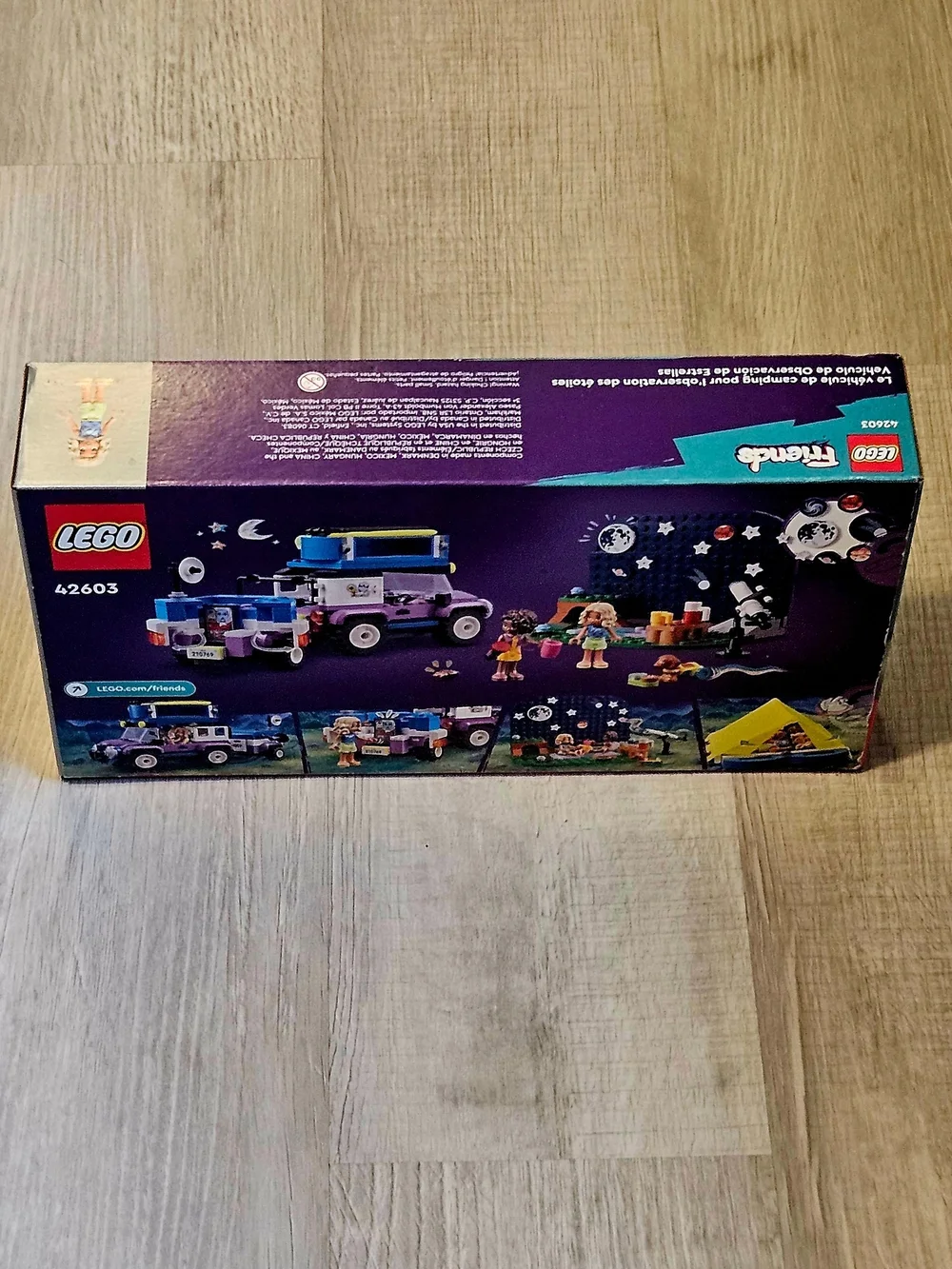 LEGO Friends 42603 Stargazing Camping Vehicle – 364 pcs – Ages 7+ – New Sealed